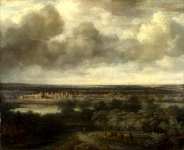 Philips Koninck - An Extensive Landscape with a Town